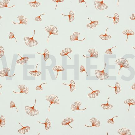 CORDUROY BABYRIB GINKGO BILOBA GEBROKEN WIT (hover)