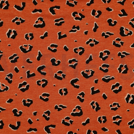 SWEAT PAILLETTES PEAU D’ANIMAL TERRACOTTA (hover)