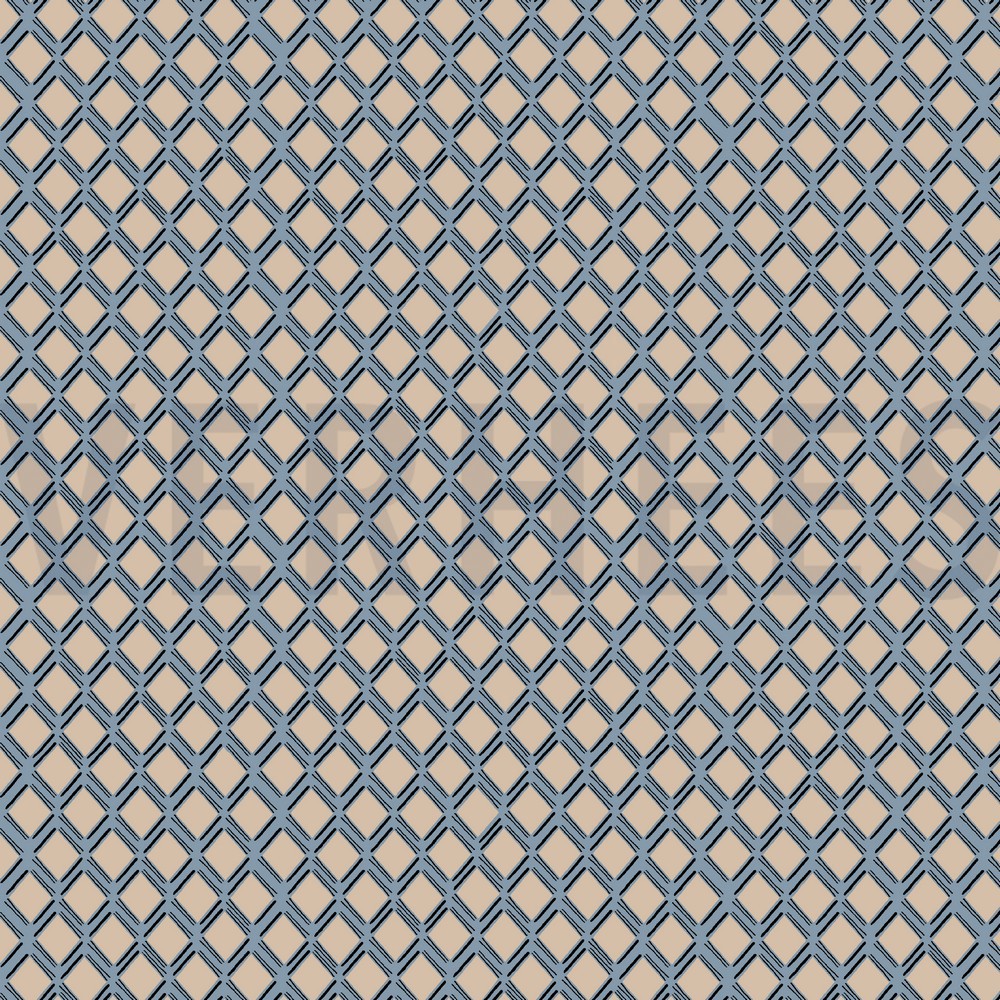 COTTON SATIN STRETCH SQUARES BABY BLUE