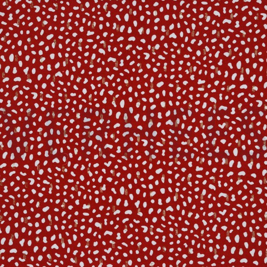 VISCOSE LUREX DOTS BURGUNDY #7