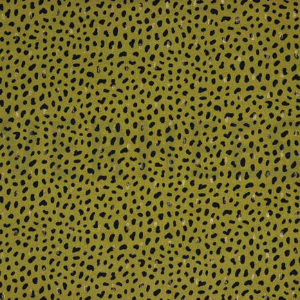 VISCOSE LUREX POIS VERT MOUSSE (hover)