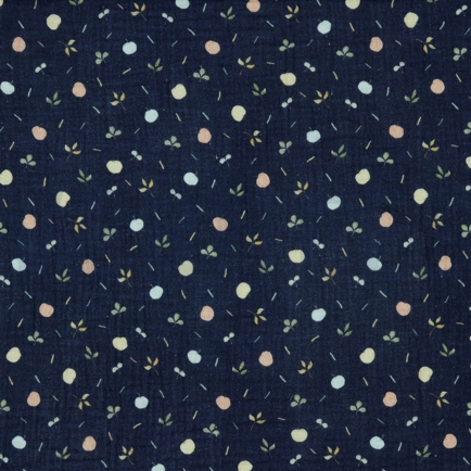 MUSSELIN GOTS DIGITAL FRÜCHTE MARINEBLAU (hover)