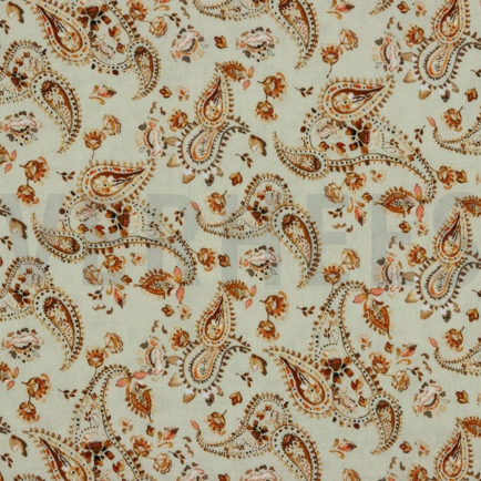 MUSSELIN DIGITAL PAISLEY SAND (hover)