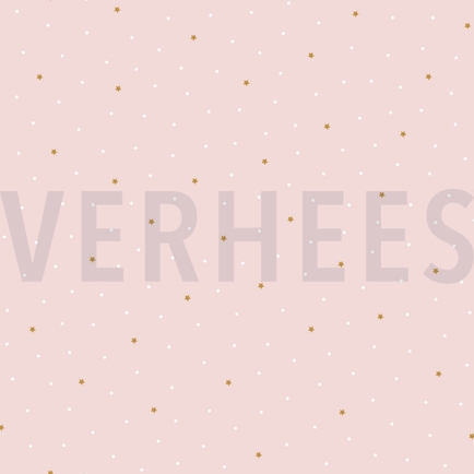 POPLIN GOTS SWEET BEAR LIGHT ROSE (hover)