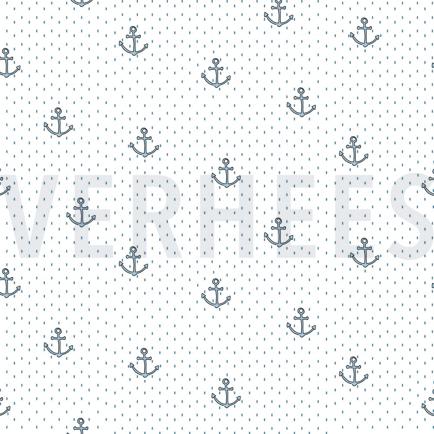 KATOENEN POPLIN BABY MARITIEM WIT (hover)