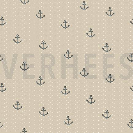 KATOENEN POPLIN BABY MARITIEM ZAND (hover)
