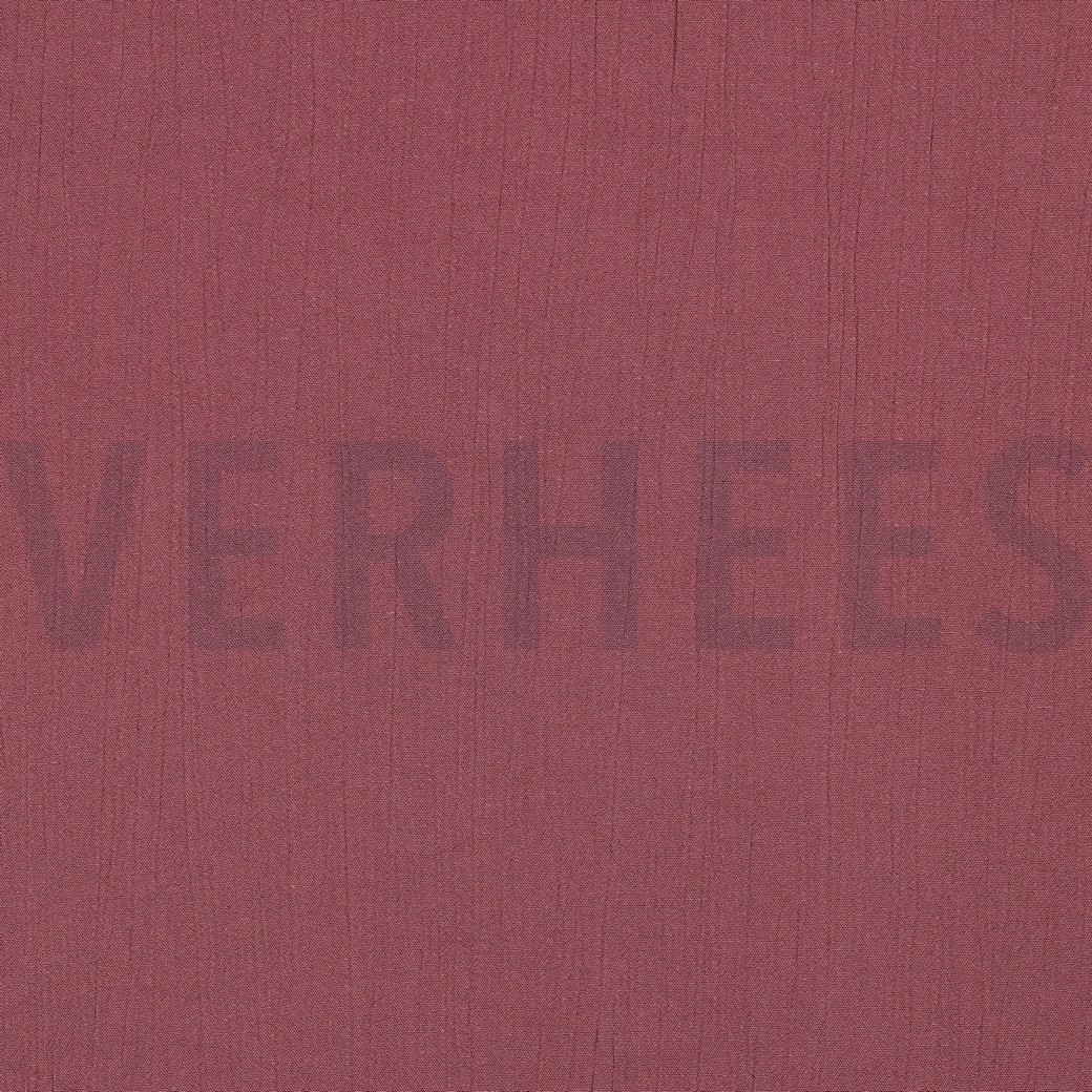 LINEN VISCOSE CRINKLE MULBERRY