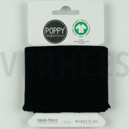 CUFFS GOTS 7CM ZWART (hover)