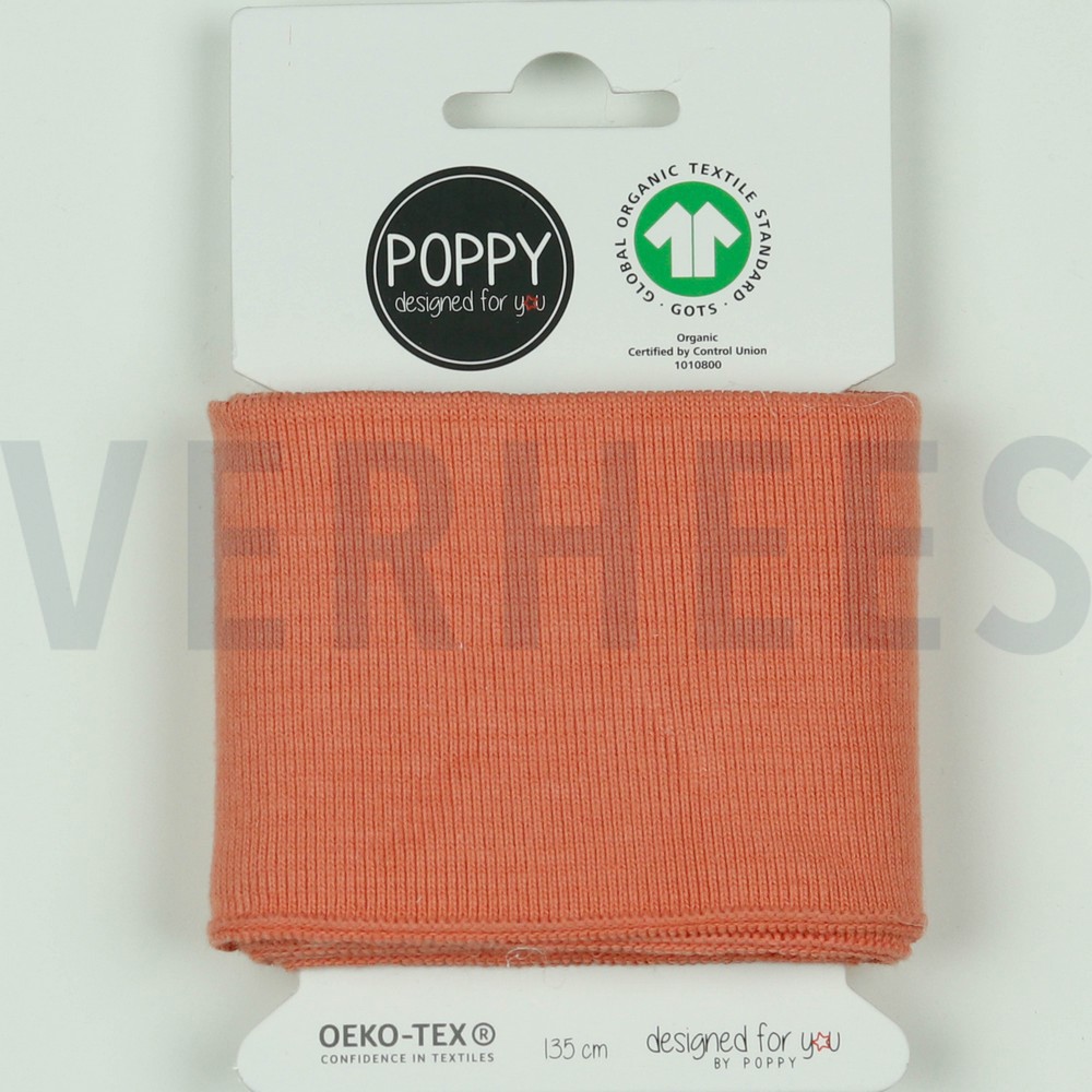 CUFFS BÜNDCHEN GOTS 7CM ROSA