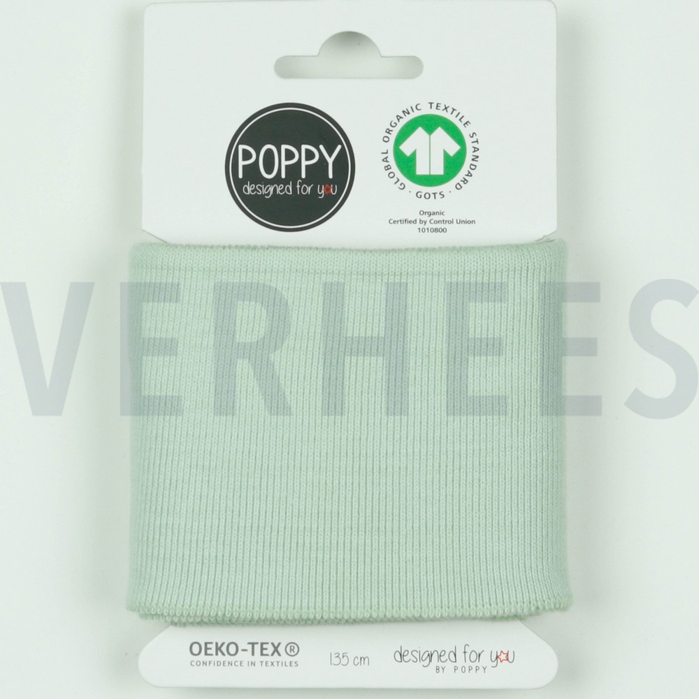 CUFFS GOTS 7CM LICHTGROEN