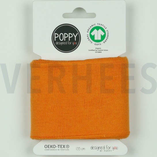 CUFFS BÜNDCHEN GOTS 7CM ORANGE #7