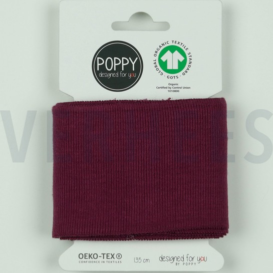 CUFFS GOTS 7CM PURPLE #7