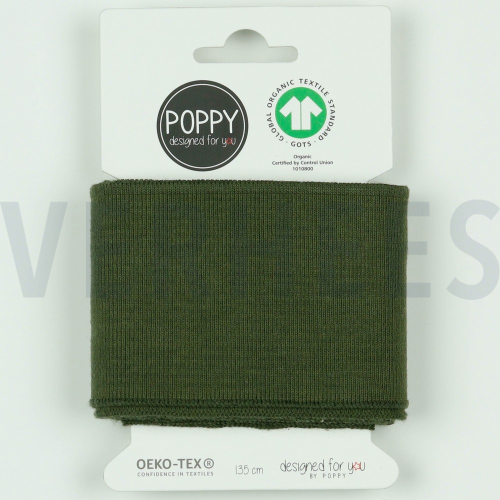 CUFFS GOTS 7CM LEGERGROEN #7