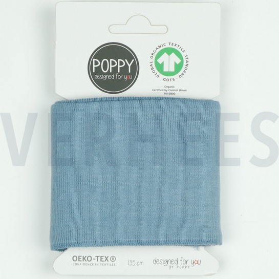CUFFS BÜNDCHEN GOTS 7CM SCHATTENBLAU #7