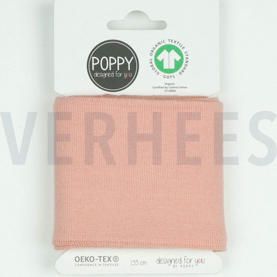 CUFFS BÜNDCHEN GOTS 7CM ALTROSA #7