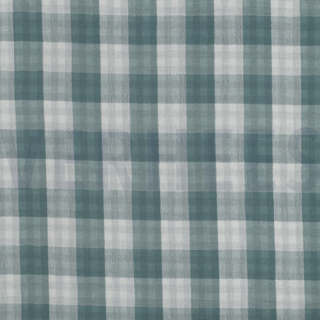 DOUBLE GAUZE DUBBELZIJDIGE RUITEN GROEN