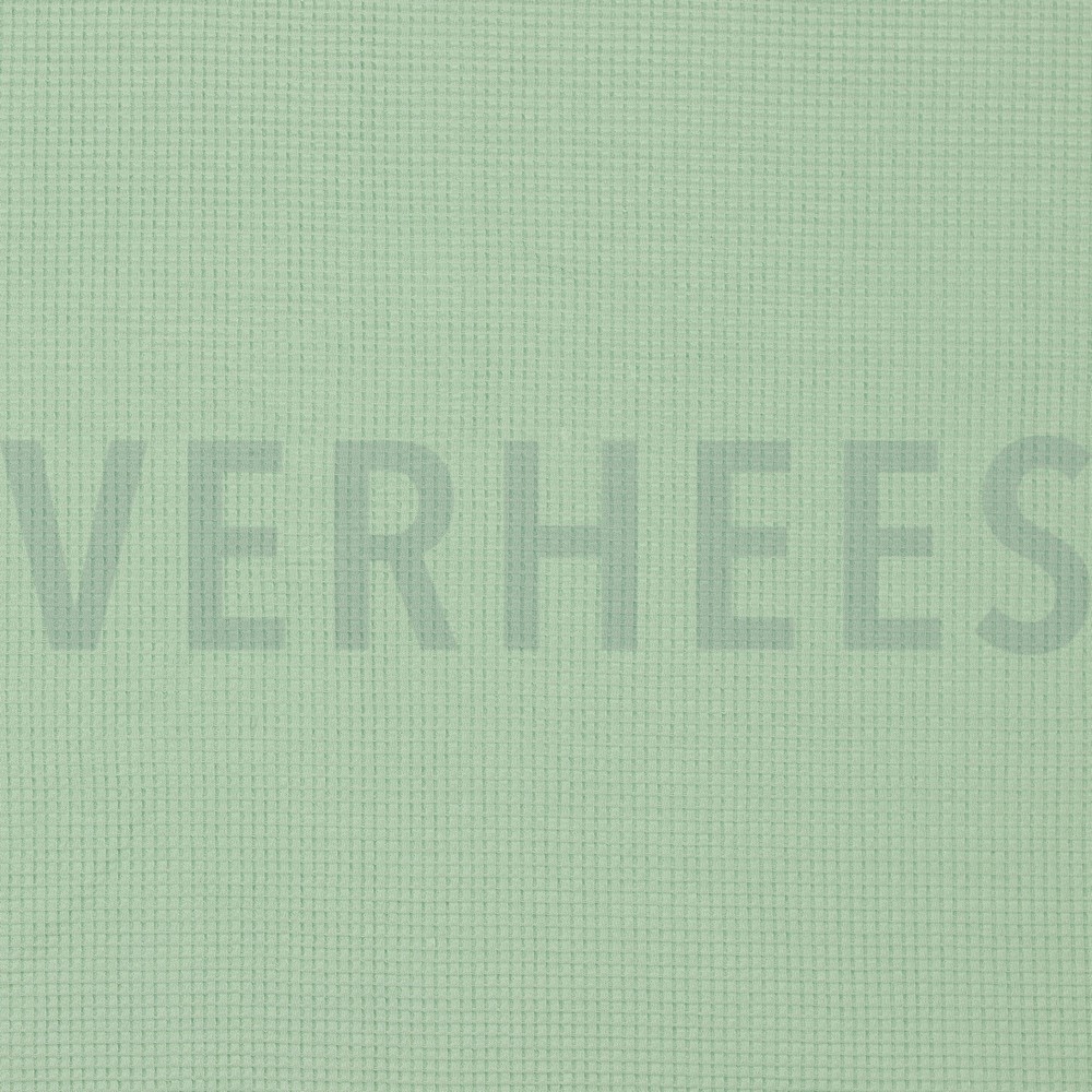 WAFFELJERSEY GOTS HELLGRÜN