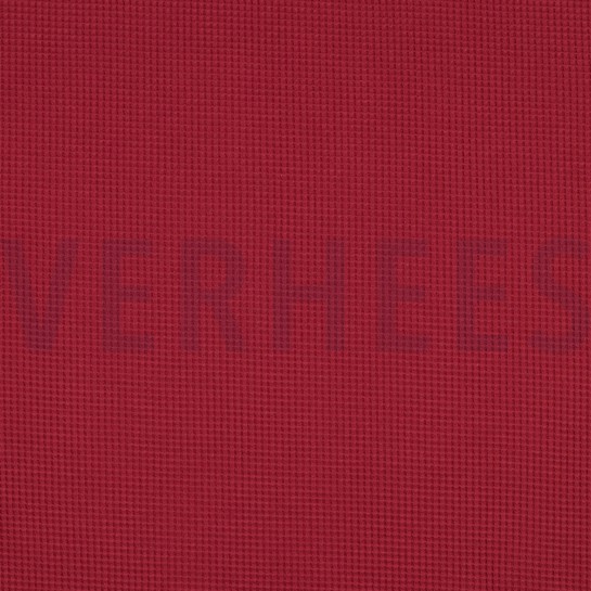 WAFFELJERSEY GOTS BORDEAUXROT #7