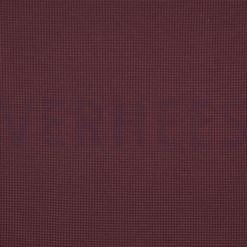 WAFFELJERSEY GOTS AUBERGINE