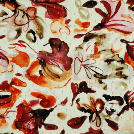 VISCOSE LUREX DIGITAAL BLOEMEN ECRU (hover)