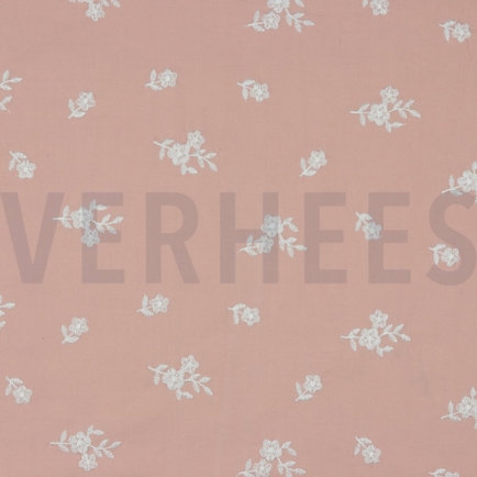 GEWASCHEN BAUMWOLLE STICKEREI ROSÉ (hover)