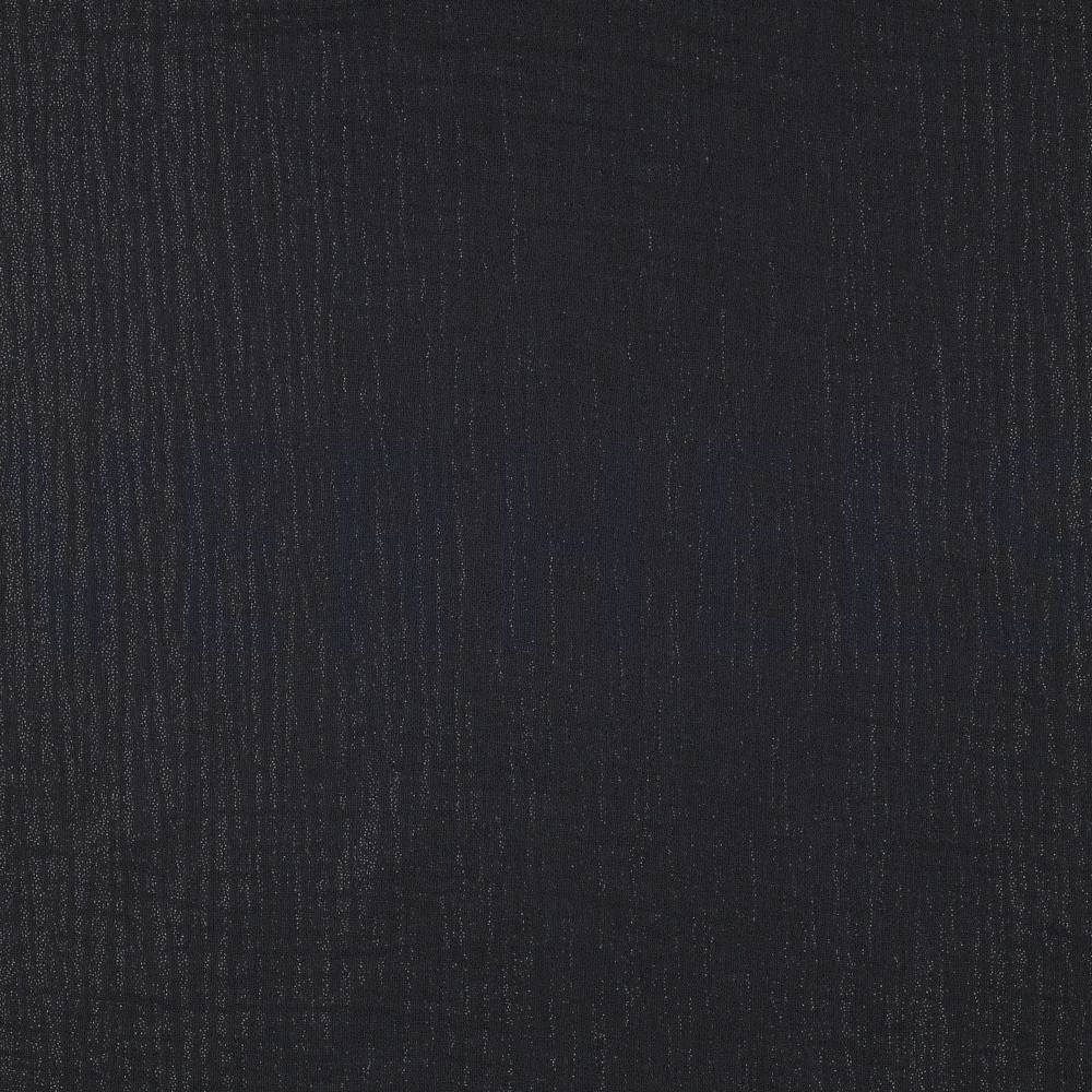 DOUBLE GAUZE FOLIE ZWART