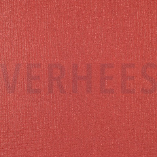 DOUBLE GAZE DE COTON FOIL RUST #7