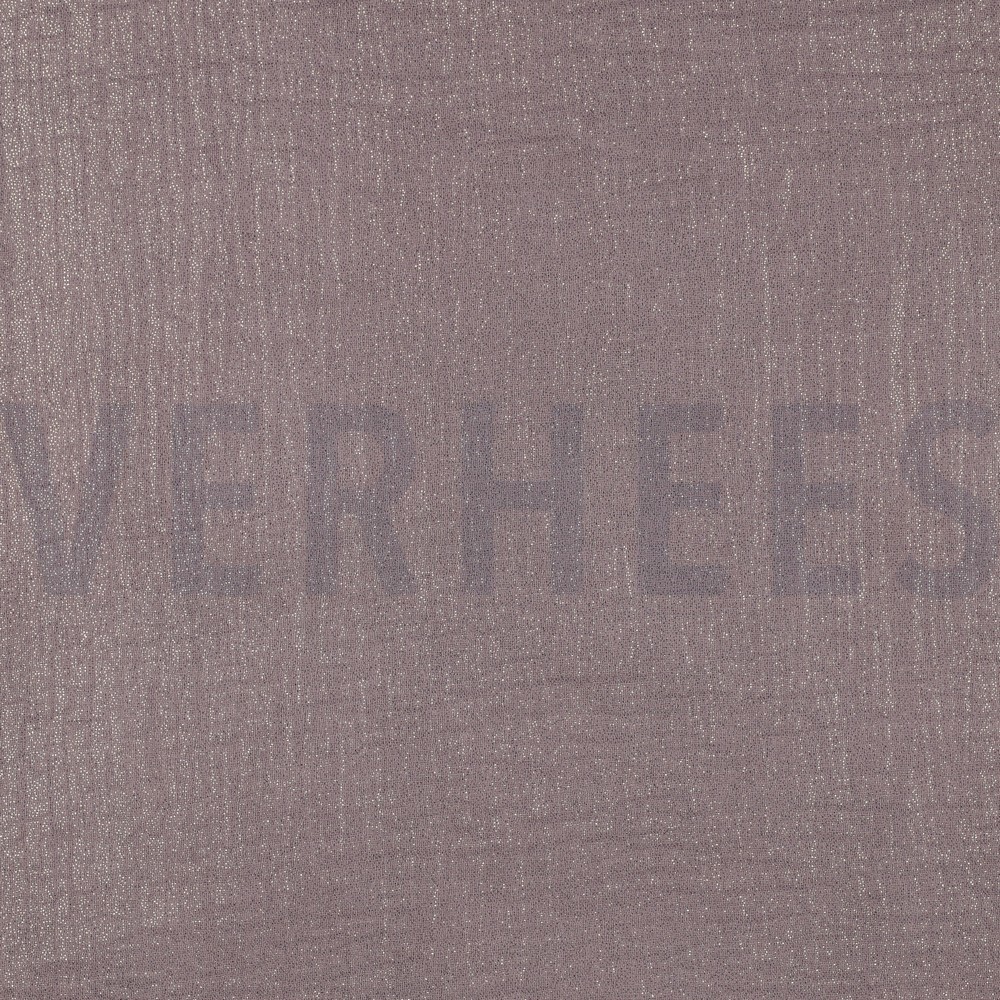 DOUBLE GAUZE FOLIE DONKER POEDER