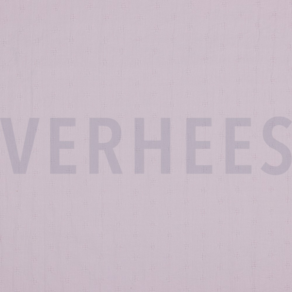 KATOEN DOBBY GEWASCHT LILA