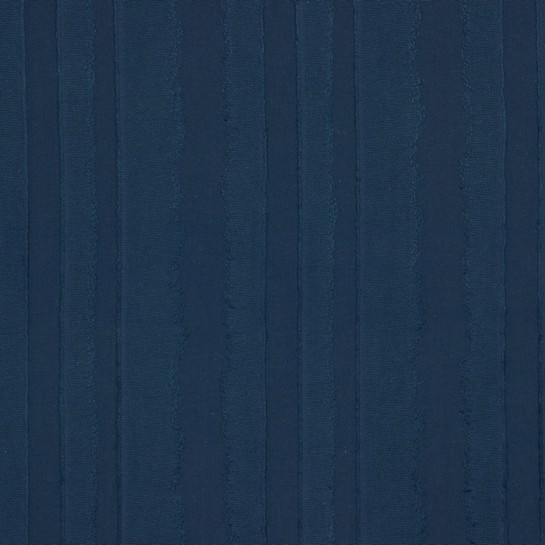BAUMWOLLE JACQUARD STREIFEN INDIGO BLAU #7