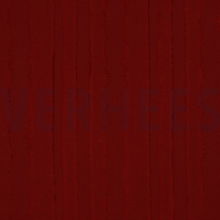 COTON JACQUARD RAYURES BORDEAUX (hover)