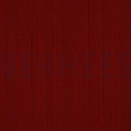 KATOENEN JACQUARD STREPEN BORDEAUXROOD (hover)