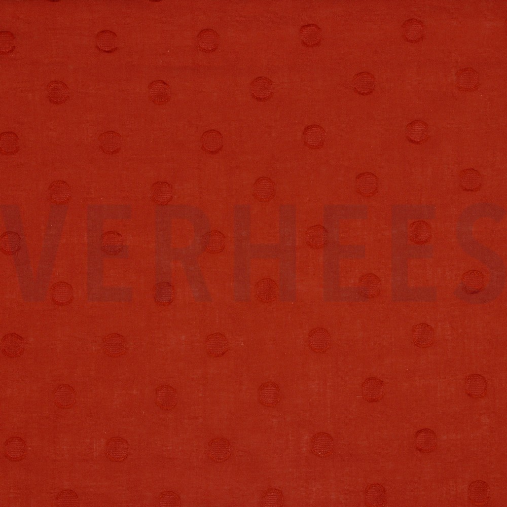 BAUMWOLLE JACQUARD PUNKTE BRICK