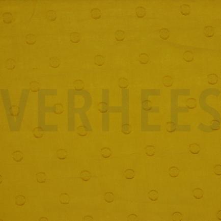 KATOENEN JACQUARD STIPPEN OKER (hover)