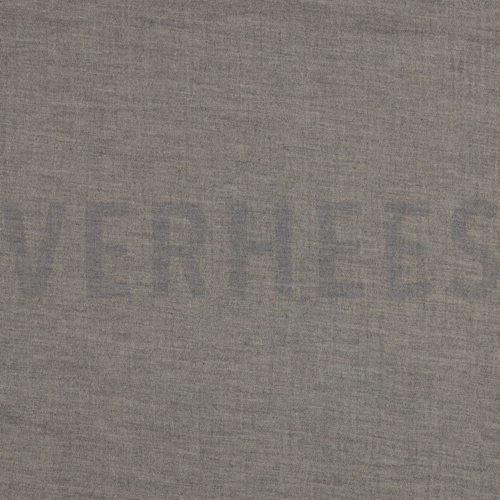 DOUBLE GAUZE MELANGE TAUPE GEMÊLEERD