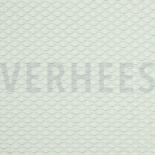 JACQUARD JERSEY LUREX GEBROCHEN WEISS #7