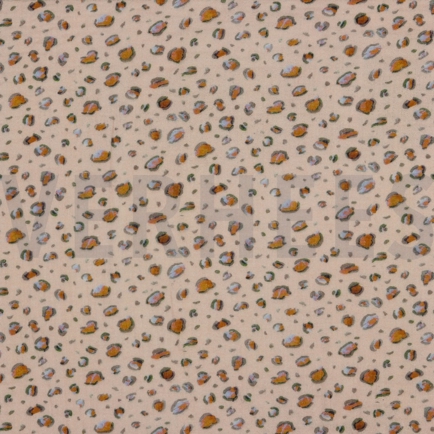 DOUBLE GAZE DE COTON PEAU D’ANIMAL ROSE PÂLE (hover)