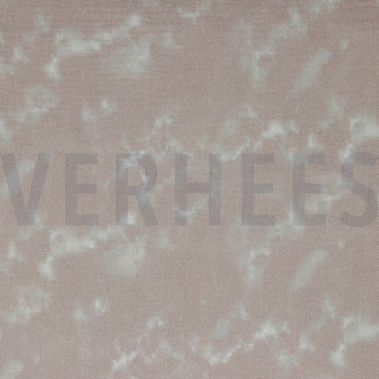 DOUBLE GAUZE DIGITAL TIE DYE BLUSH #7