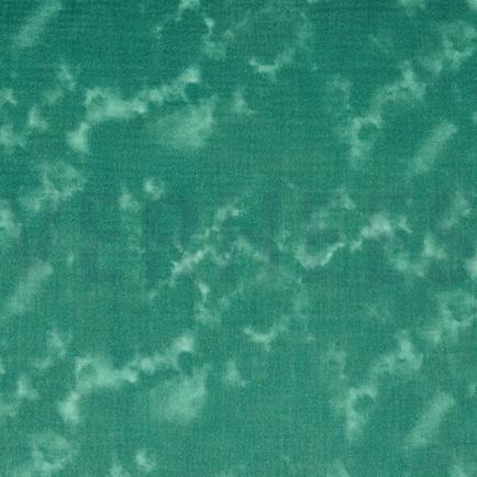 DOUBLE GAZE DE COTON TIE DYE CYAN FONCÉ (hover)