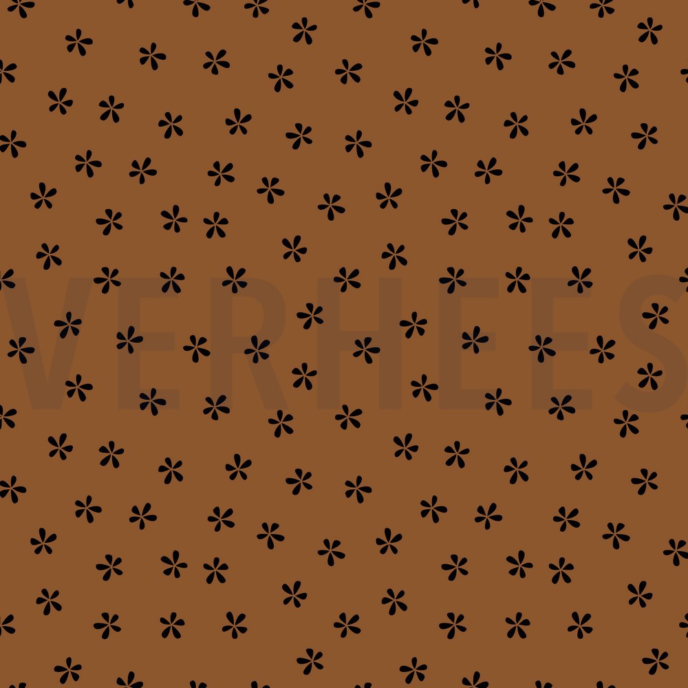 SOFT SWEAT FLEURS SIMPLES NOISETTE