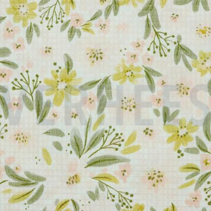 WAFEL DIGITAAL BLOEMEN WIT (hover)
