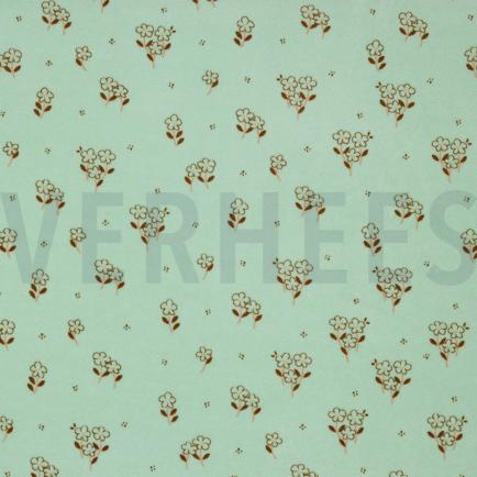 NICKY VELOURS BLOEMEN MINT (hover)