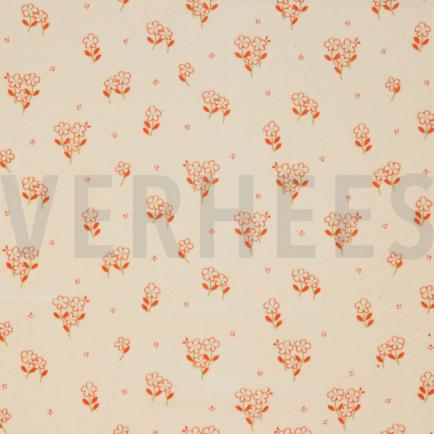 NICKY VELOURS BLOEMEN LICHT ZALM (hover)