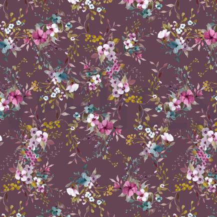 JERSEY DIGITAAL BLOEMEN AUBERGINE (hover)