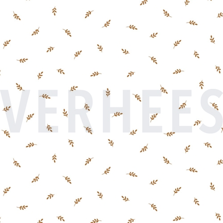 JERSEY GOTS LEAVES WHITE (hover)