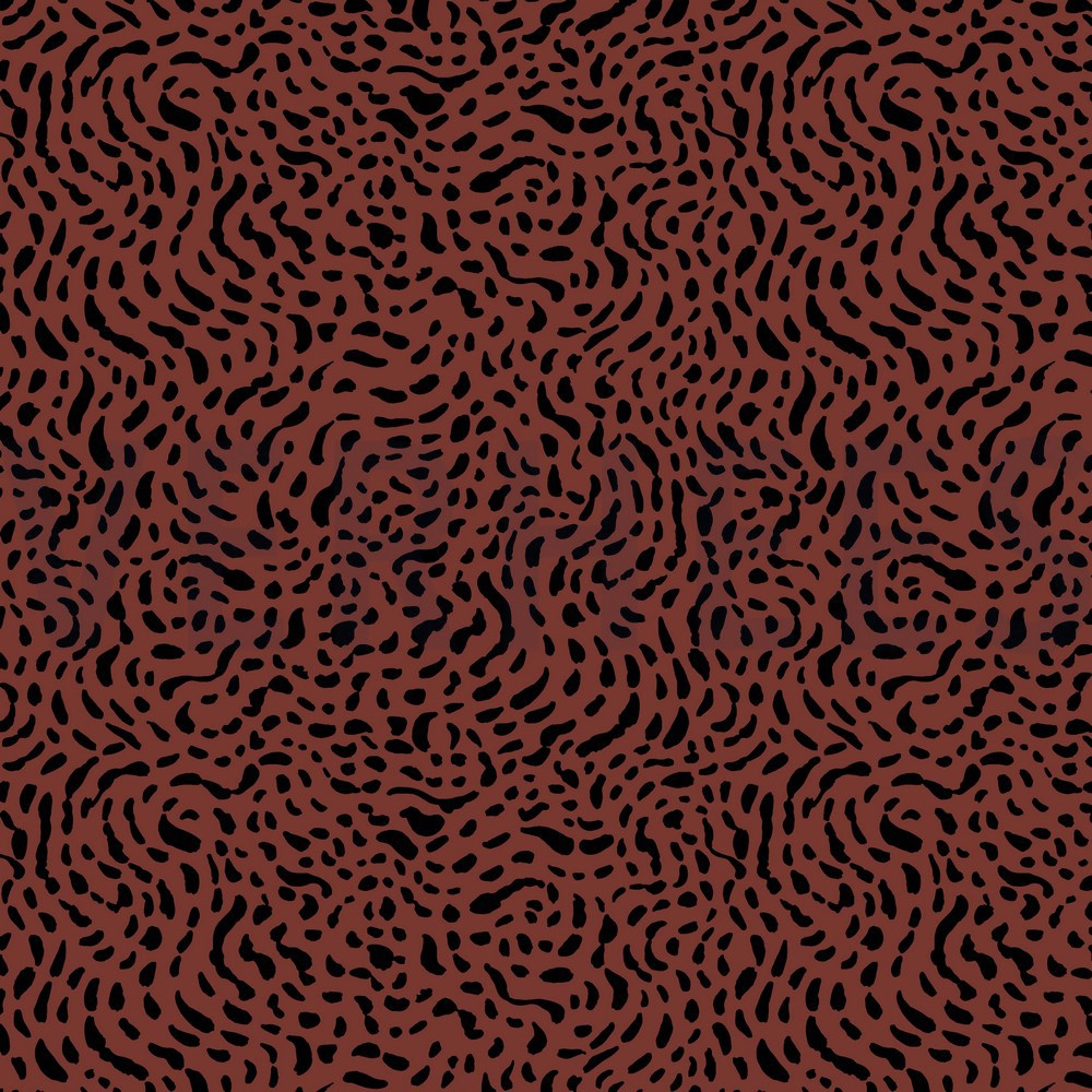 JERSEY DOTS AND SHAPES TERRACOTTA