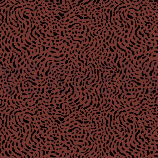 JERSEY DOTS AND SHAPES TERRACOTTA #7