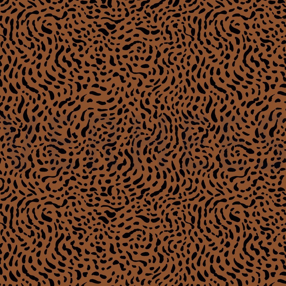 JERSEY DOTS AND SHAPES COGNAC