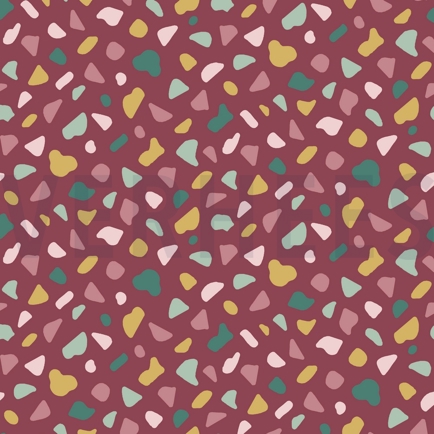 JERSEY GOTS GRAFIK PUNKTE HELL BEERENROT (hover)