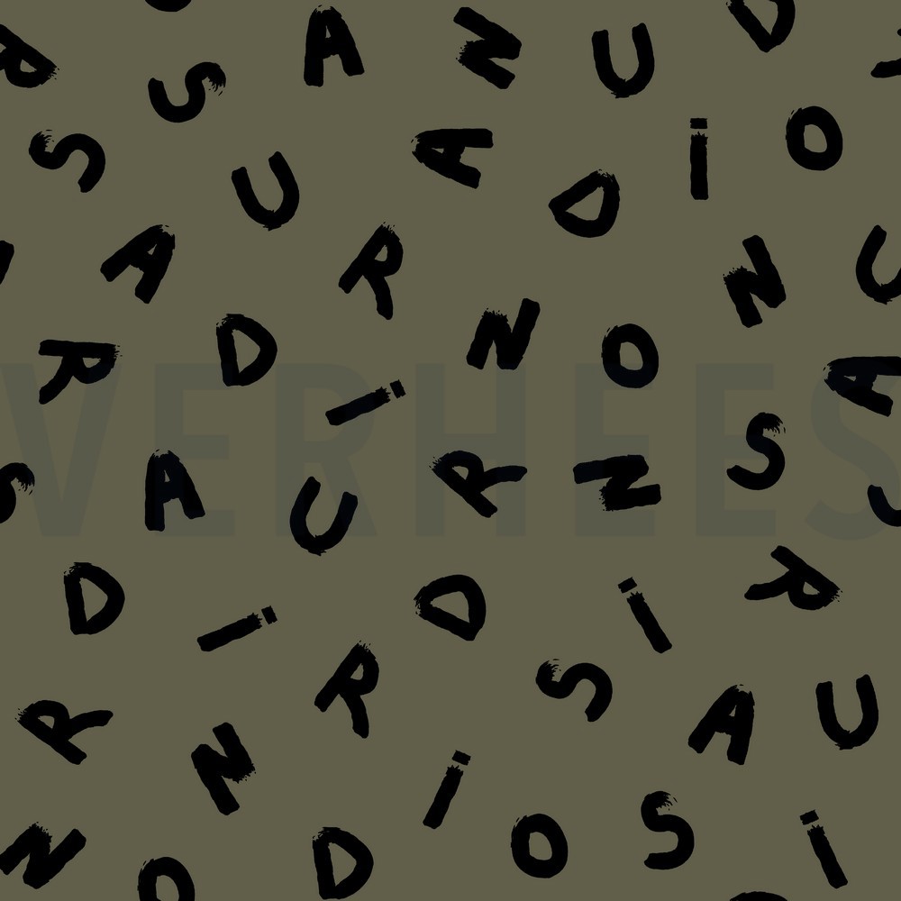 SOFT SWEAT LETTERS BOSGROEN